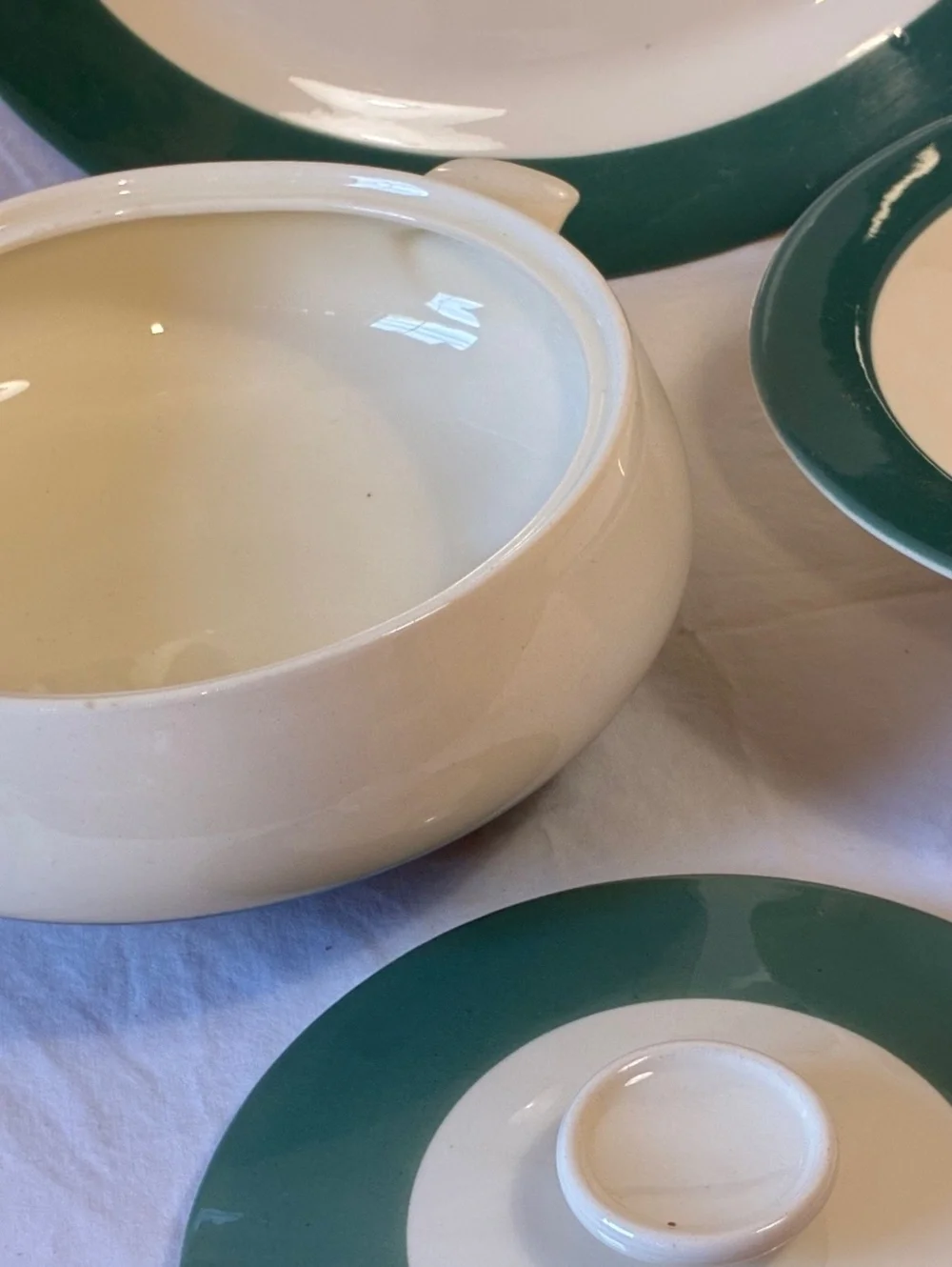 Vintage 3-Piece Ceramic Dinnerware Set